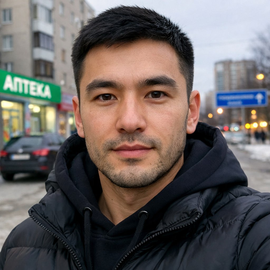 Акмал — курьер из Бишкека